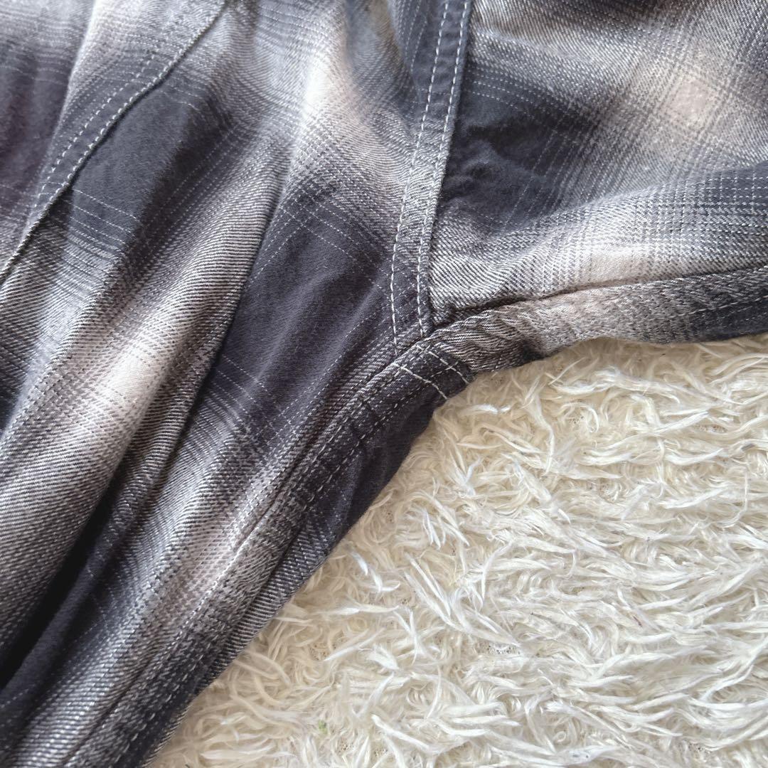 ガリャルダガランテ 別注 R JUBILEE オンブレ チェックシャツ 大きめ