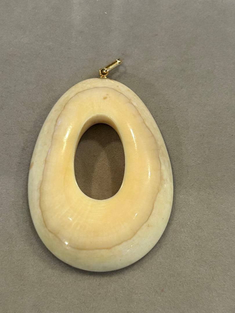 希少　鯨の歯のアクセサリー　まとめ　ネックレス・指輪・ブレスレット　K18刻印