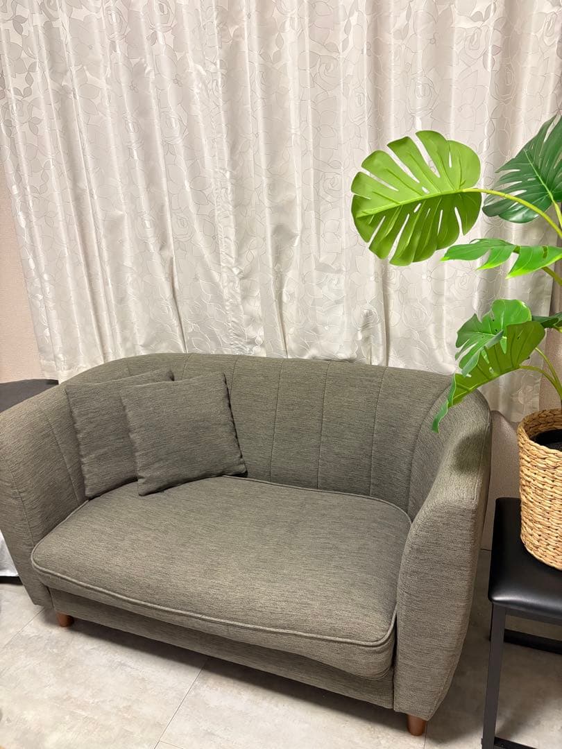 NOCE コンパクトソファ グレー