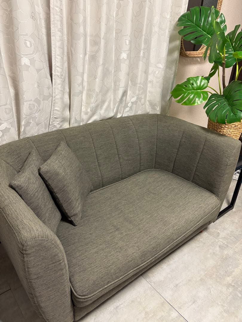 NOCE コンパクトソファ グレー