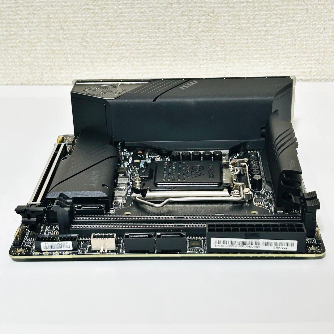 MSi LGA1200 ハイエンドマザーボード MEG Z490i UNIFY