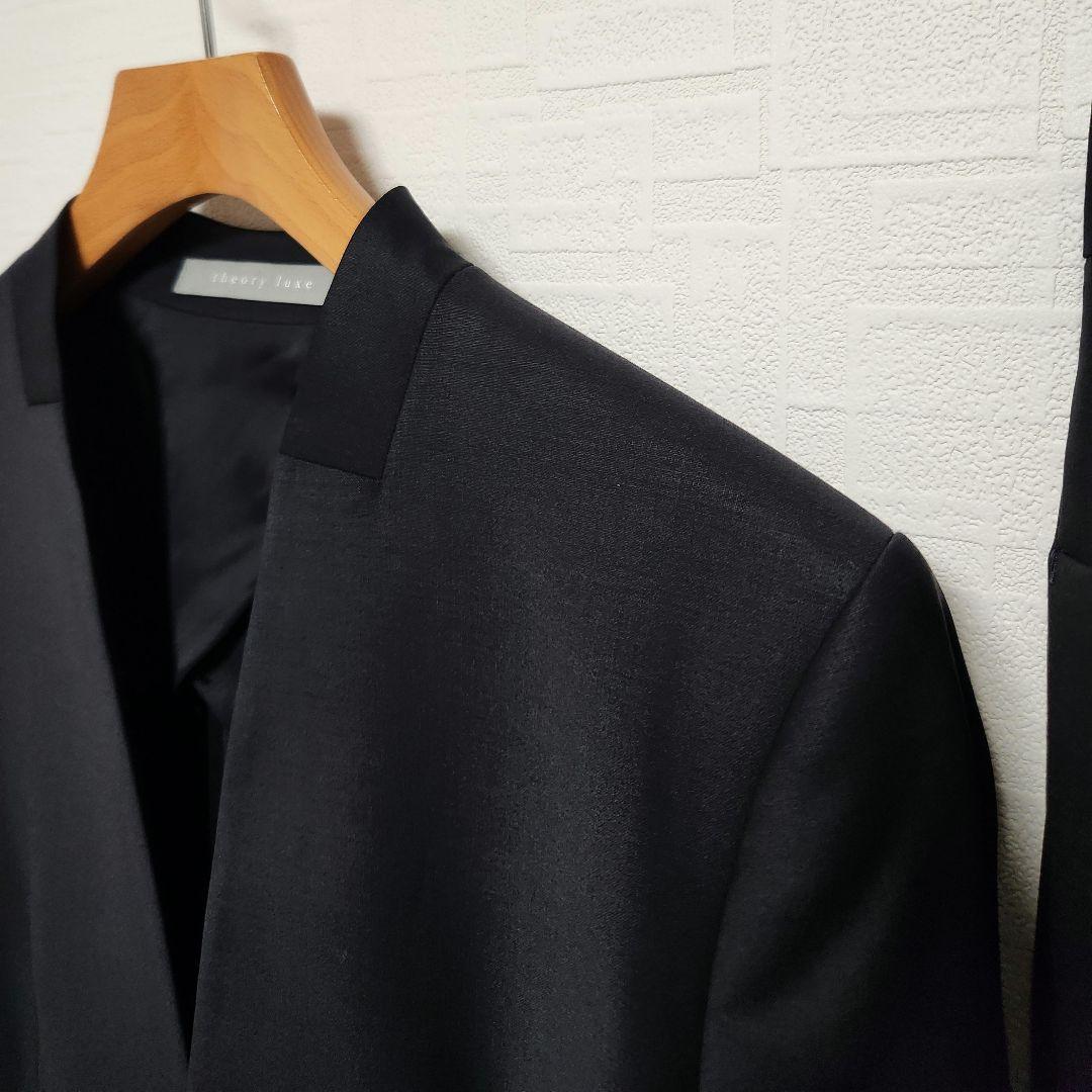 セオリーリュクス　エグゼクティブ　レディース　パンツスーツ　セットアップ　黒