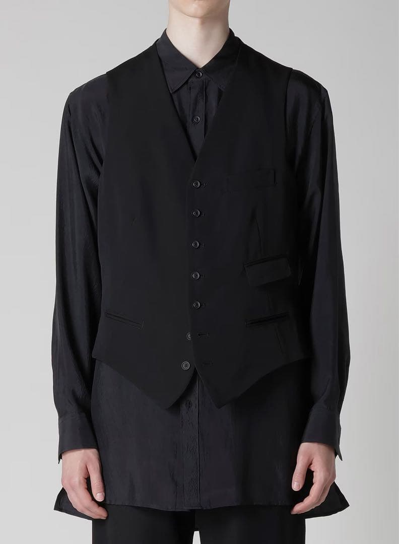 Yohji Yamamoto ウールギャバ　7BUTTONS VEST