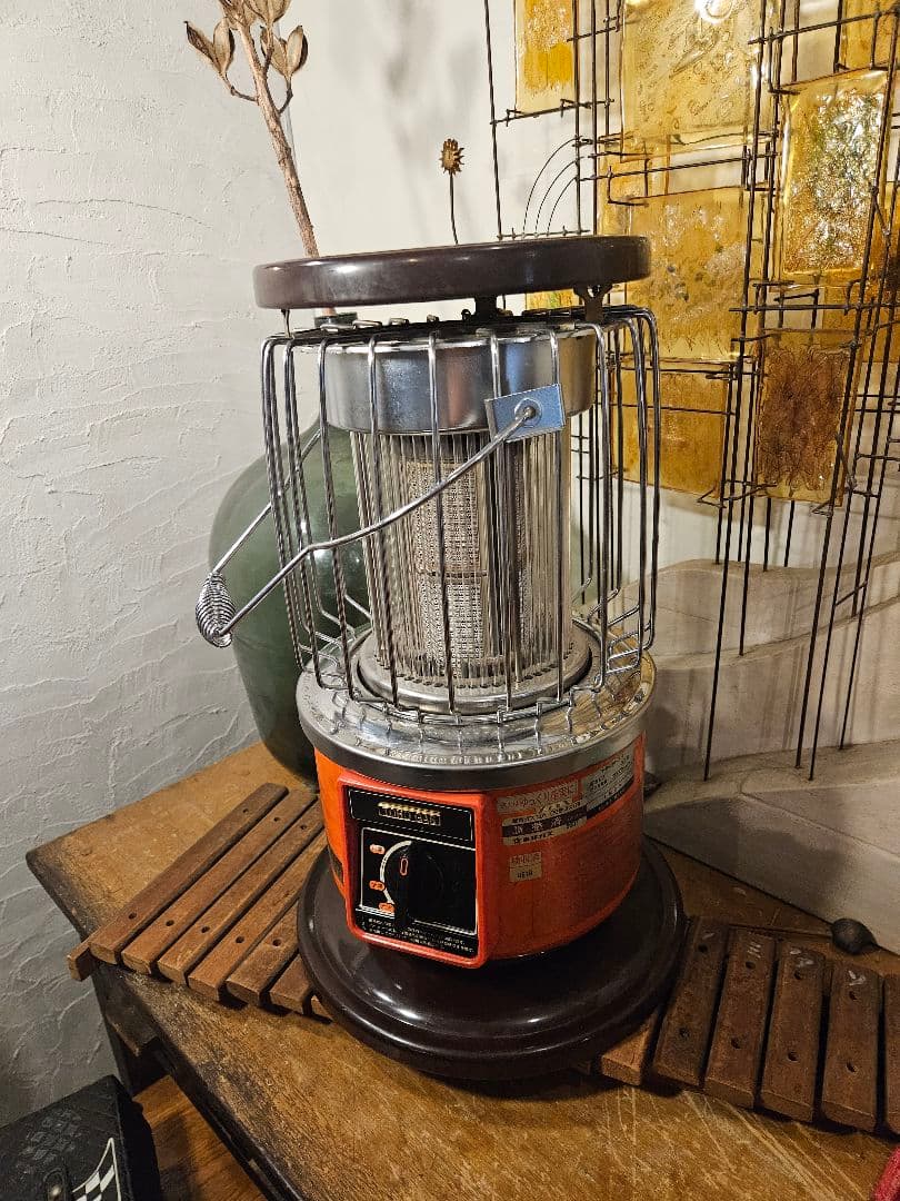 リンナイ　ストーブ　都市ガス　希少　暖房　昭和レトロ　ヴィンテージ　アンティーク