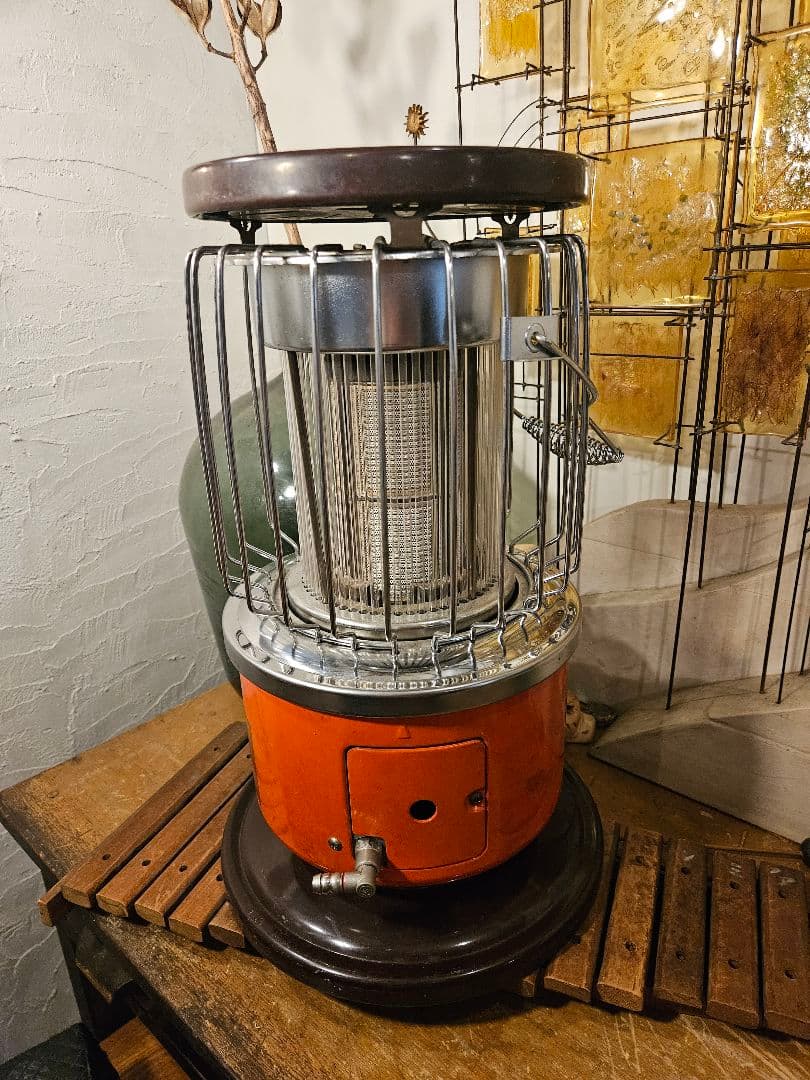 リンナイ　ストーブ　都市ガス　希少　暖房　昭和レトロ　ヴィンテージ　アンティーク