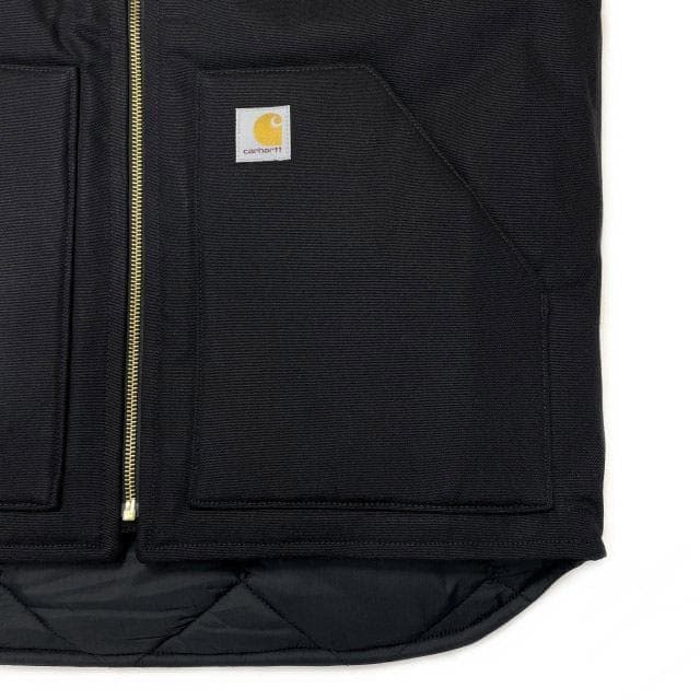 カーハート ダックベスト US購入(M/T)黒 181218