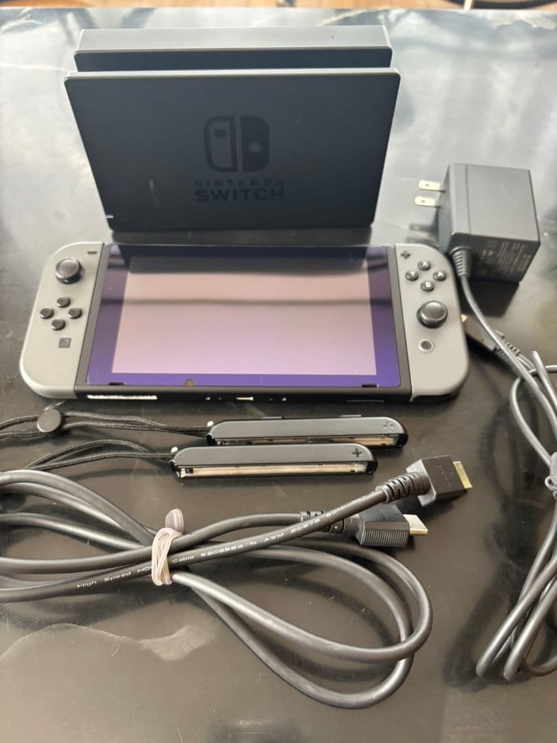 Nintendo Switch ブラック(バッテリー強化版) +ゲーム2本付き