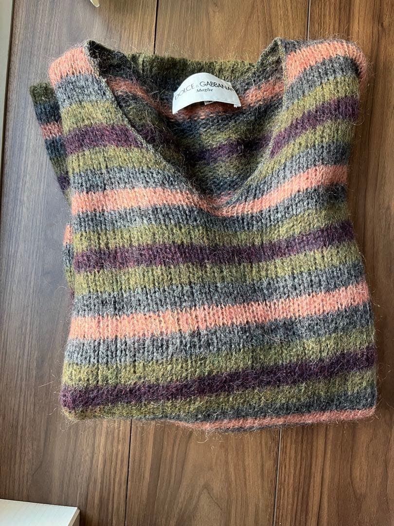 ドルチェアンドガッバーナ　D&G ニット　セーター　46 ヴィンテージ　ボーダー