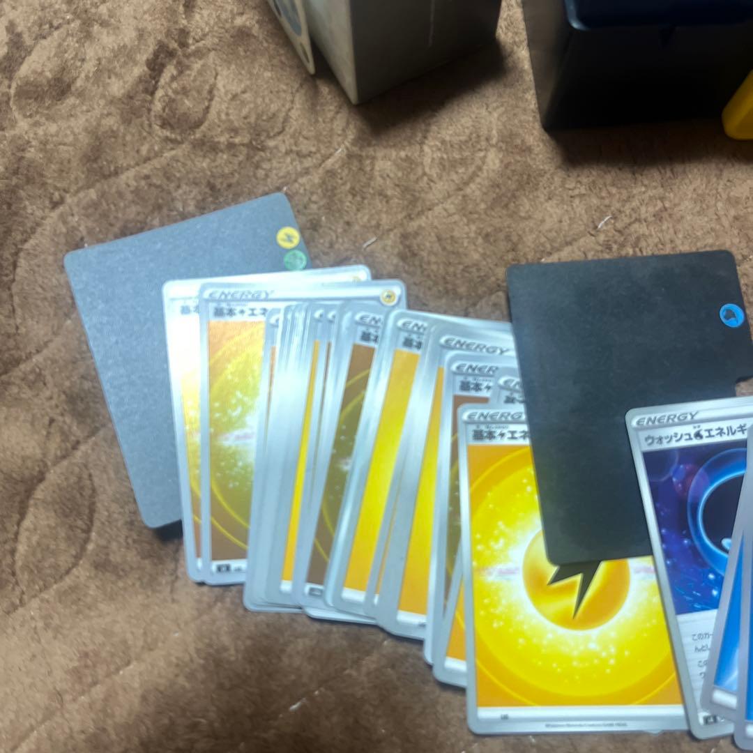 ポケモンカード、デッキとケース、ダメ缶、バトルシート、ポケモンカード収納ケース