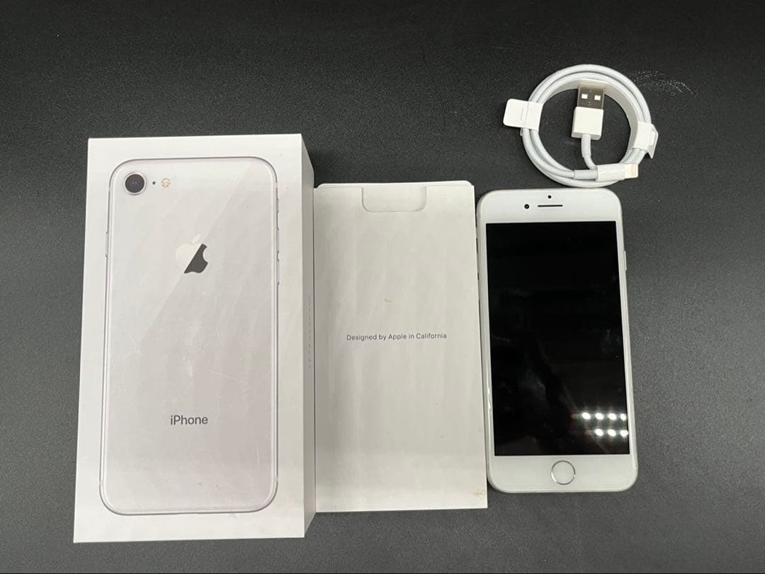 ◯iPhone8 MQ792J/A SIMフリー バッテリー最大容量82%