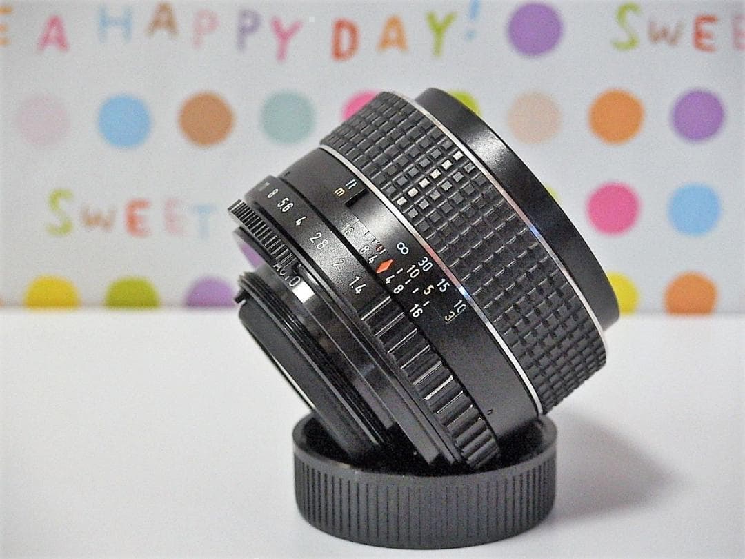 PENTAX SMC Takumar 50mm F1.4 M4/3アダプター付