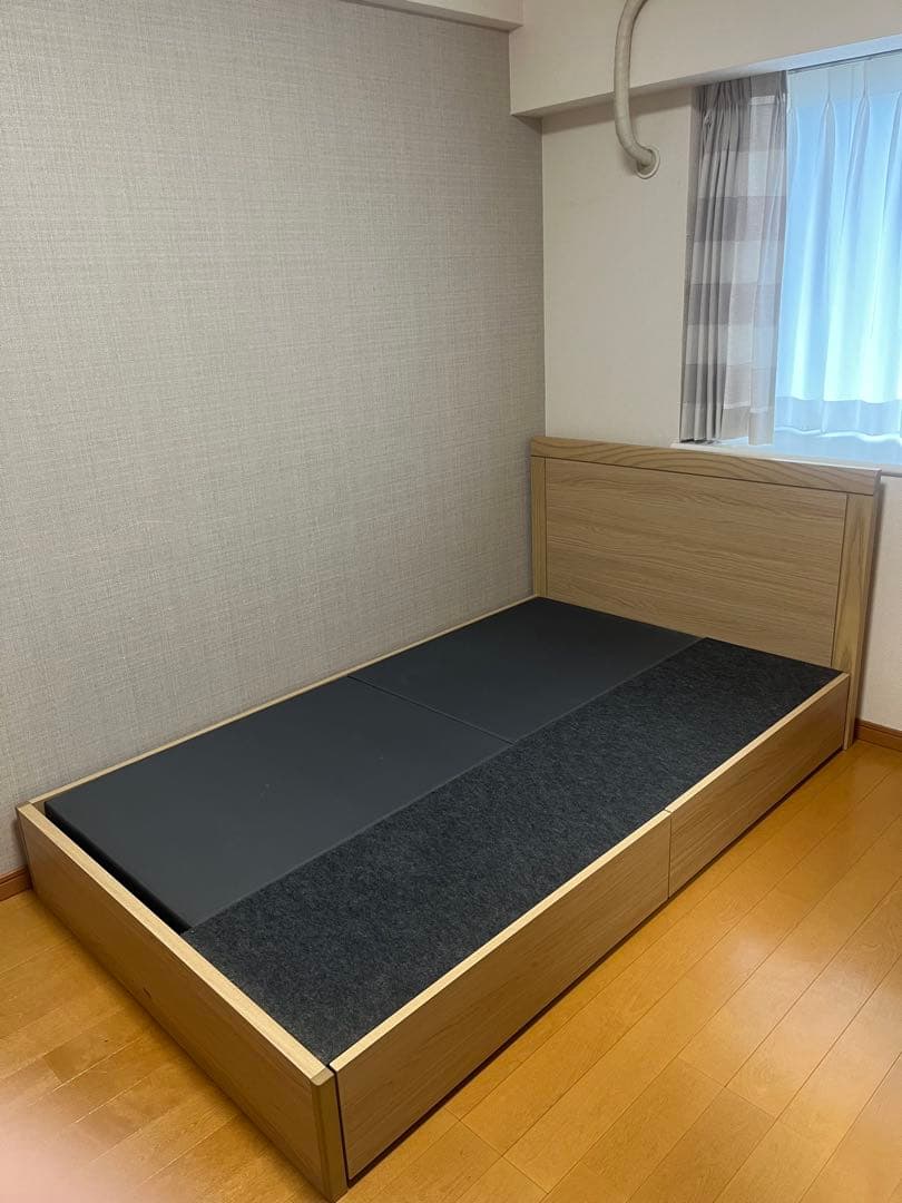 セミダブルベッドフレーム　シモンズ　シエラフラット【コナナ】