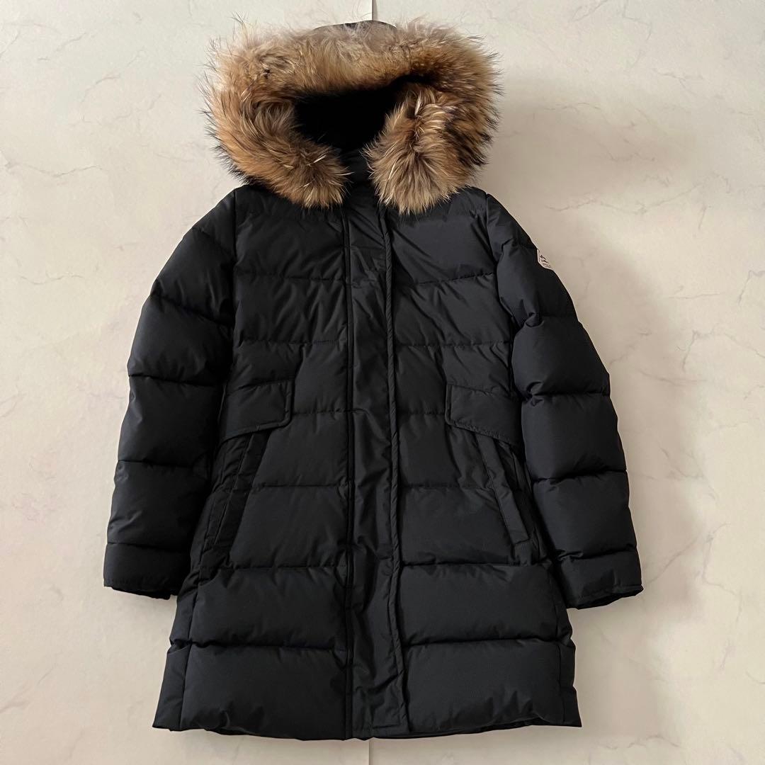 ピレネックス ダウン GRENOBLE ブラック 黒 ファー着脱可 36