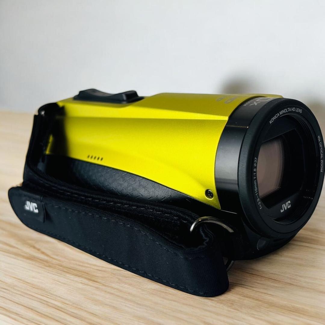 【側面固定不備】Victor JVC GZ-R480-Y イエロー