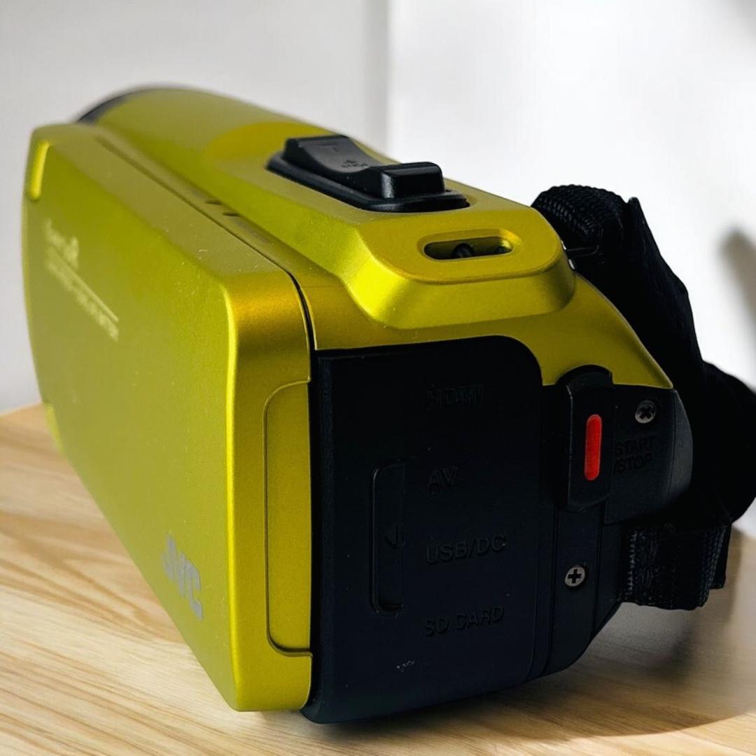 【側面固定不備】Victor JVC GZ-R480-Y イエロー