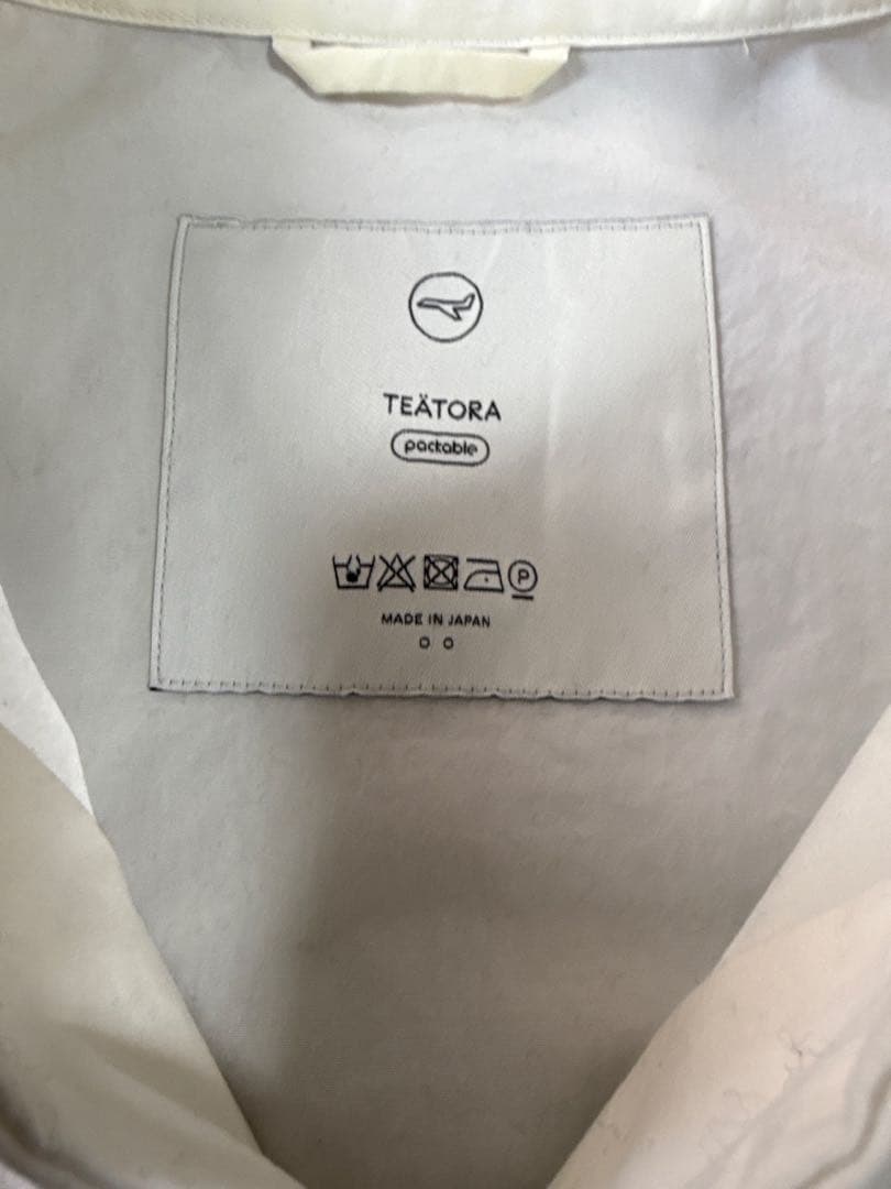 TEATORA CARTRIDGE SHIRT P White ホワイト