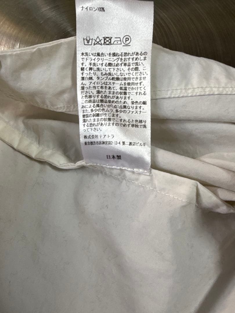 TEATORA CARTRIDGE SHIRT P White ホワイト
