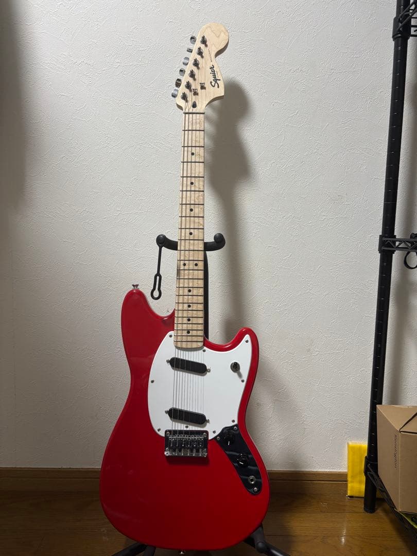 Squier SONIC MUSTANG 保証書・ソフトケース付