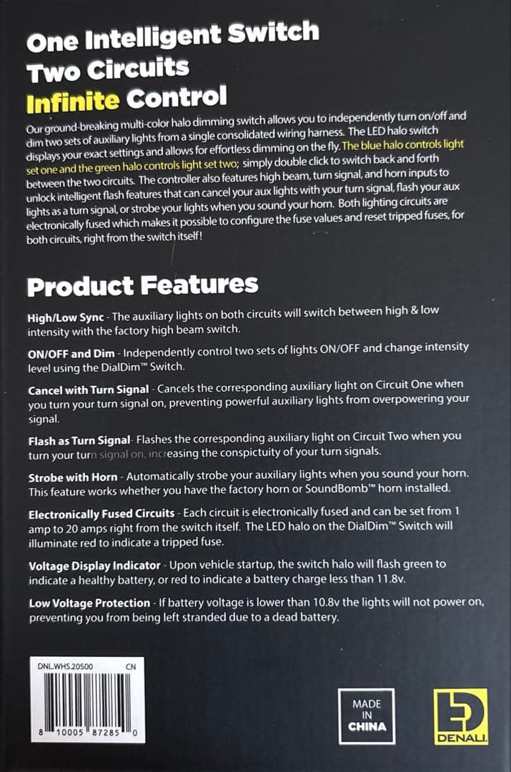 DENALI デナリ フォグランプコントローラー ツアラテックTOURATECH