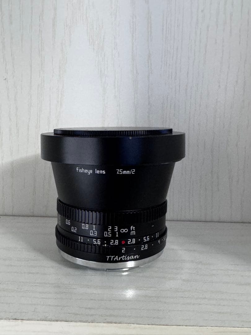 TTArtisan 7.5mm f/2 フィッシュアイレンズ