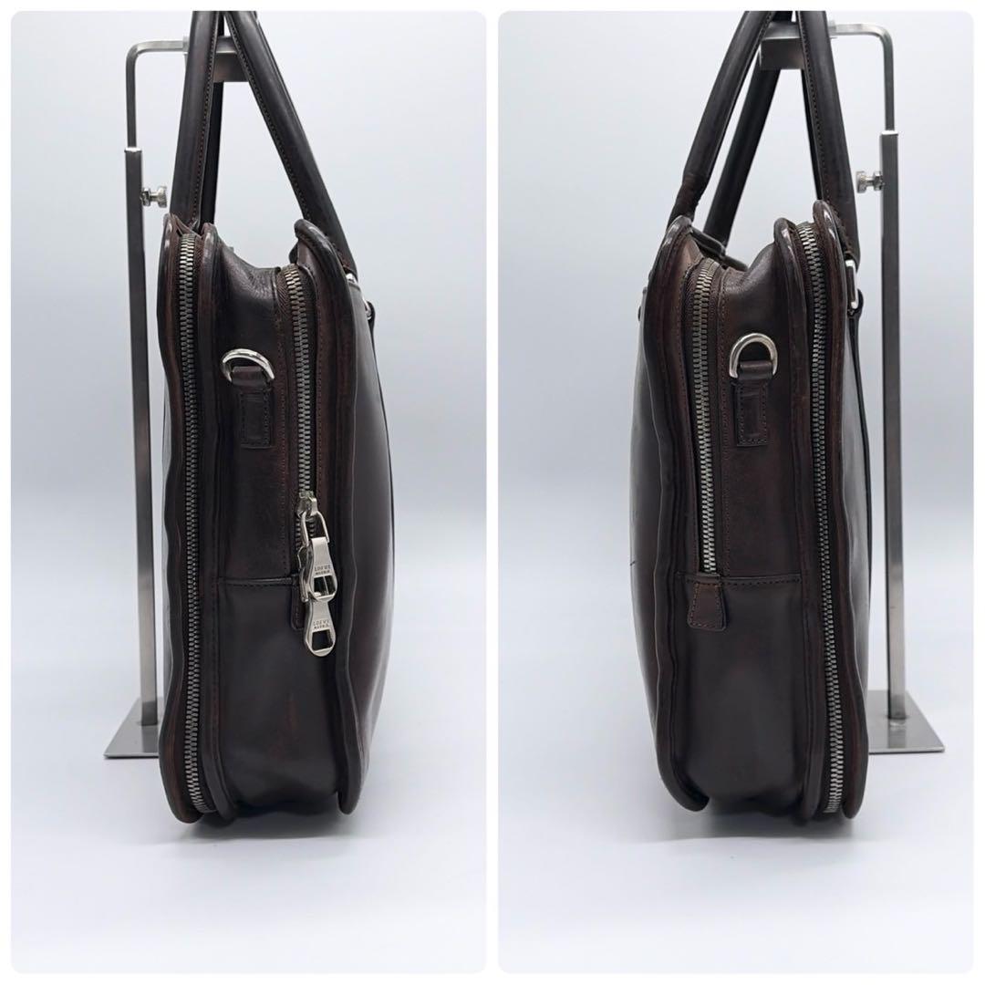 LOEWE ロエベ ビジネスバック アナグラム ブリーフケース ブラウン