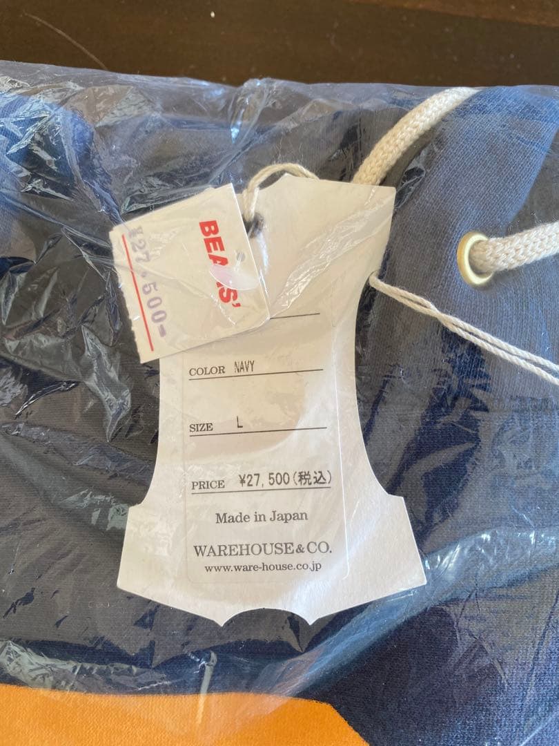 ウエアハウス　ネイビー パーカー Lサイズ
