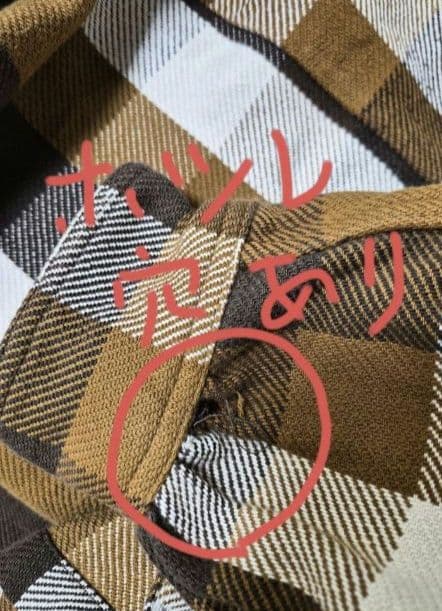 s*a様 TENDERLOIN チェック柄ネルシャツ