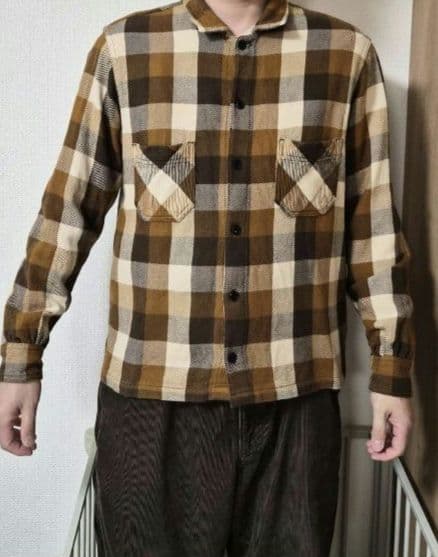 s*a様 TENDERLOIN チェック柄ネルシャツ