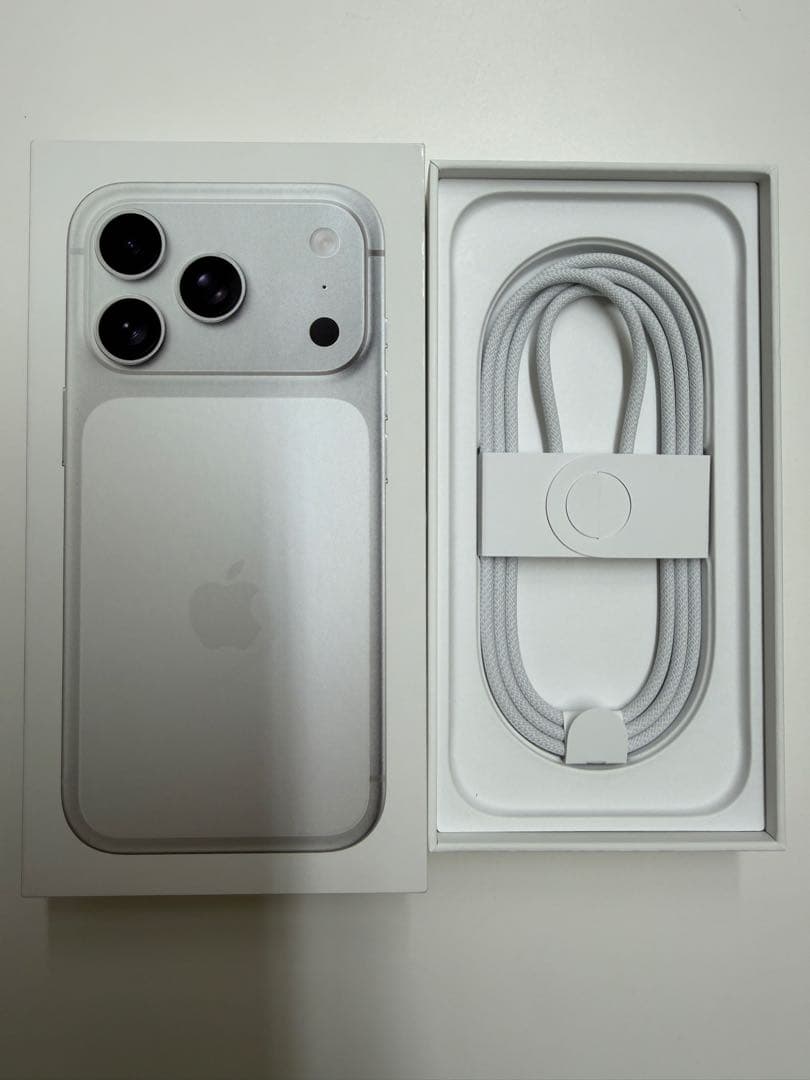 Apple iPhone 16 Pro シルバー 本体　箱は17pro