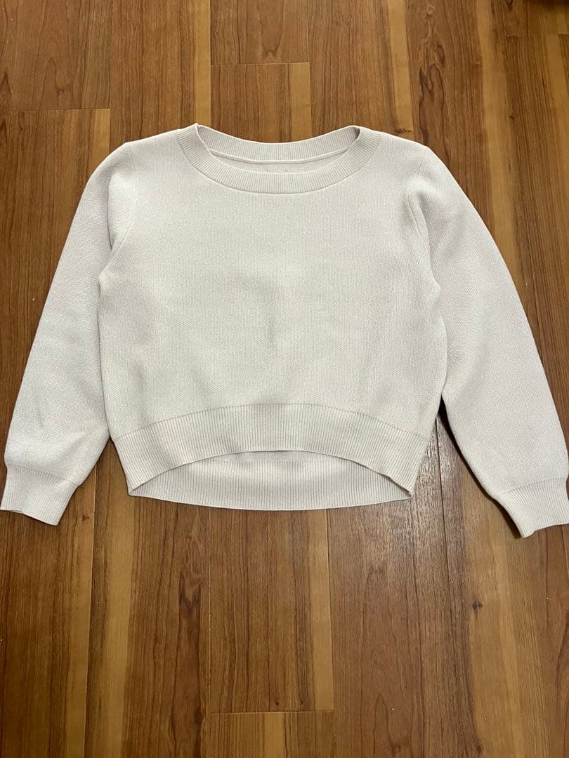 【今季/定価1.7万】LOUNIE モールニットプルオーバー アイボリー