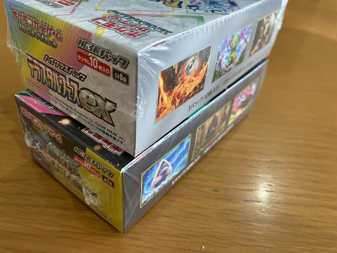 ポケモンカードMEGAドリームex テラスタルフェスex 各1box