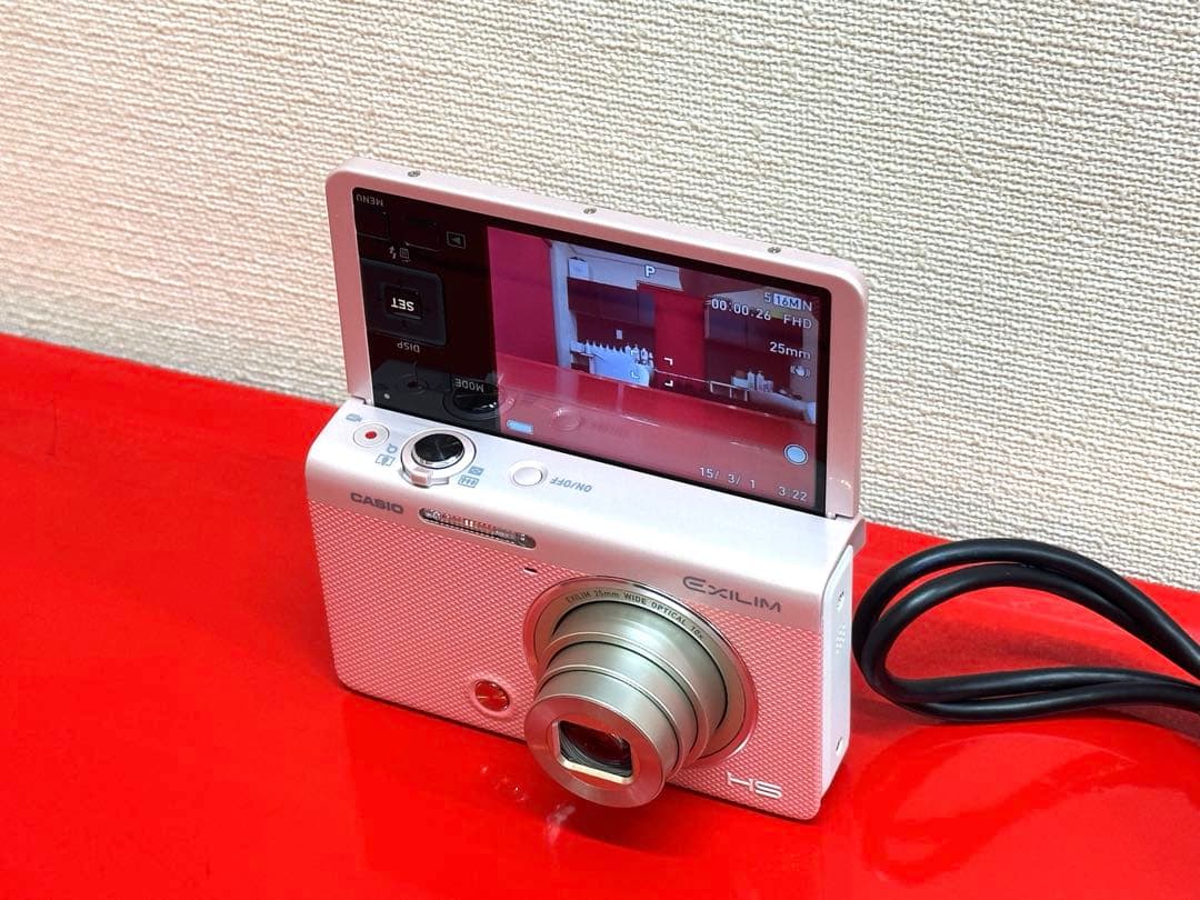 美品！カシオ エクシリム CASIO EXILIM EX-ZR60PK ピンク