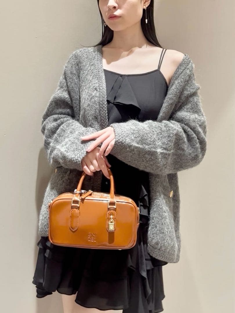 美品♡ ファーライクミドルニットジャケット