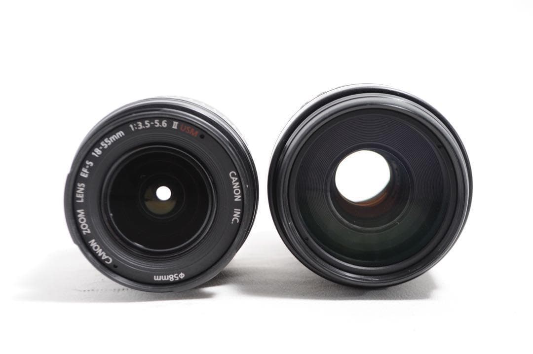 運動会おすすめ❤️Canon kiss x7❤️ダブルレンズ❤️一眼レフカメラ