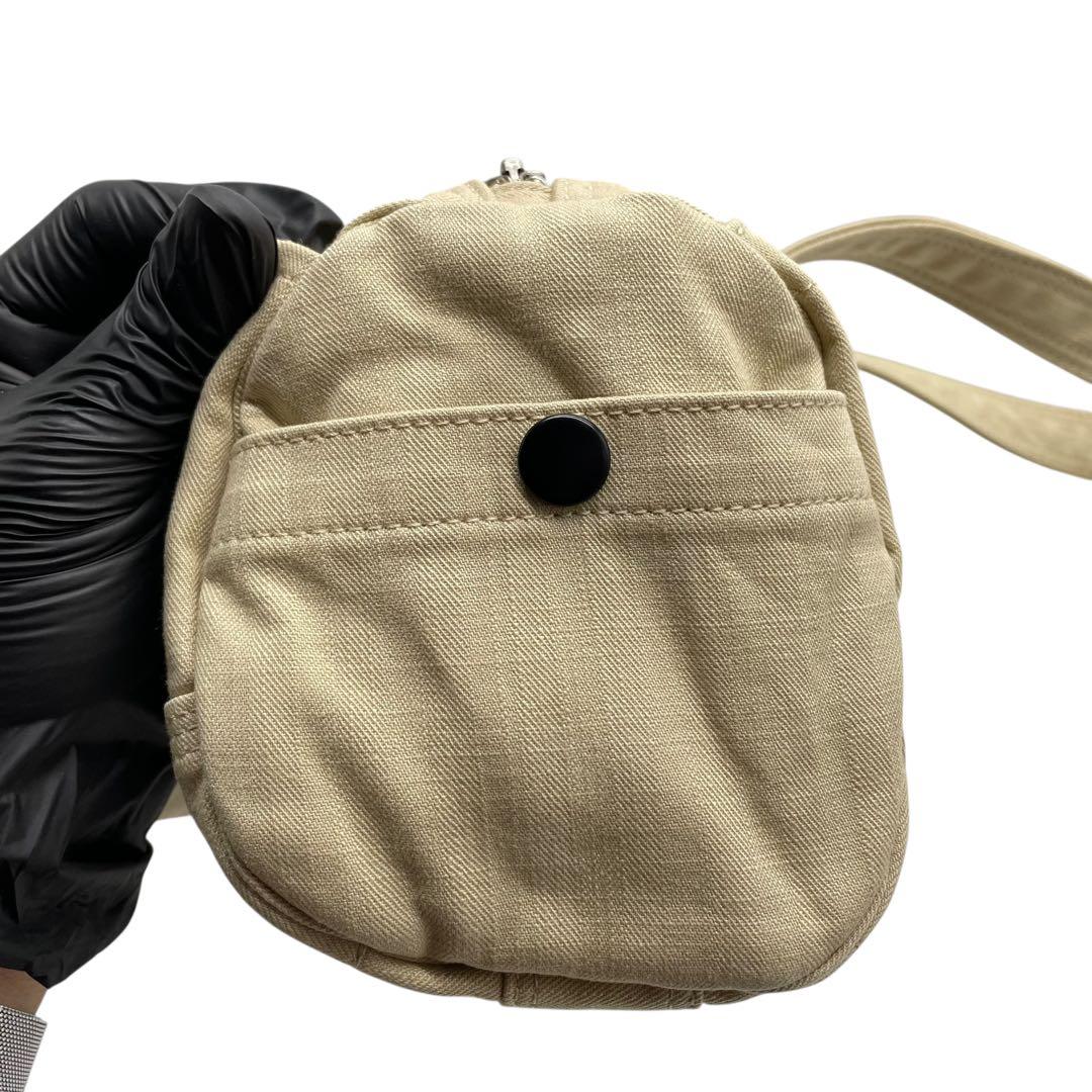 極美品　PORTER ポーター　ミニボストンバッグ　サニー　ベージュ　キャンバス