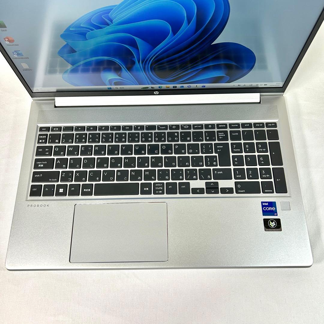 美品 HP ProBook 450 G9 i7 512GB 16GB 15インチ