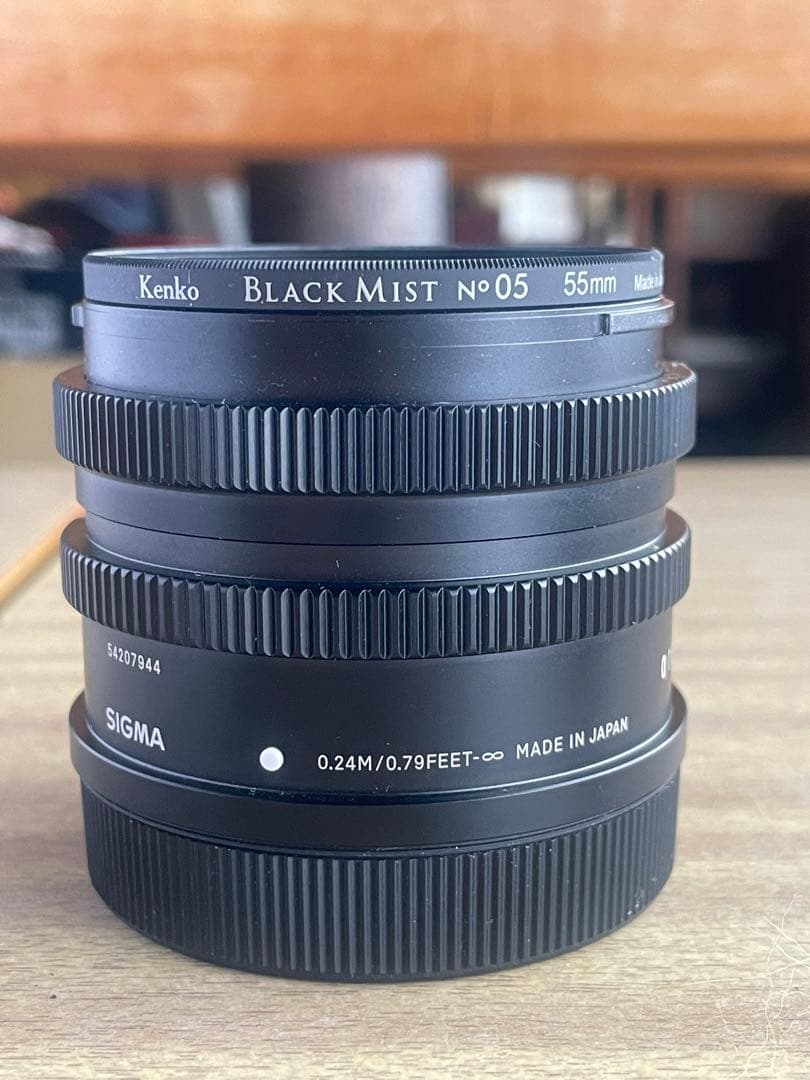 SIGMA 45mm F2.8 DG DN + Black Mist Lマウント