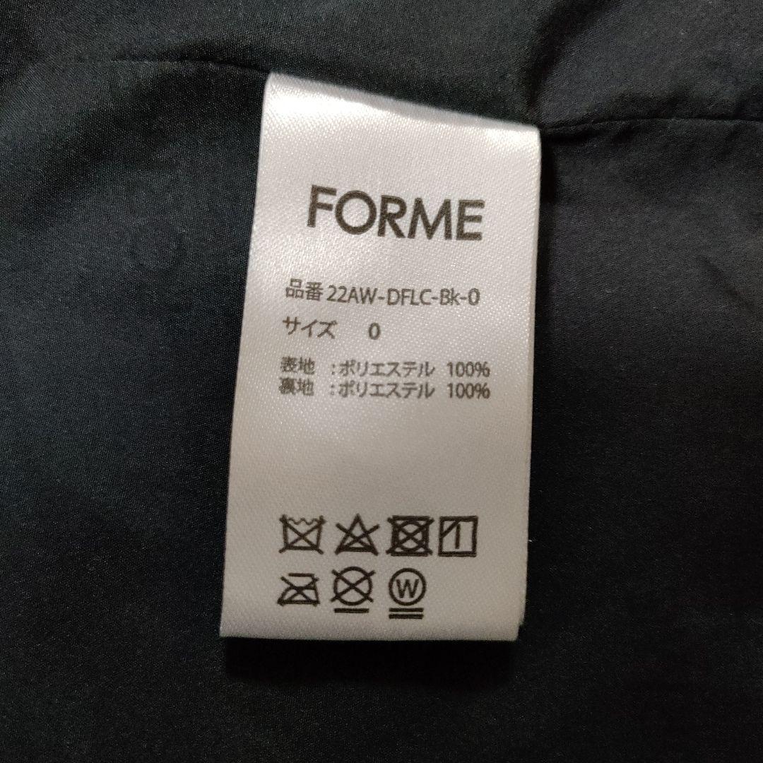 美品✨️ FORME 東原亜希 メルトンダッフルコート ブラック