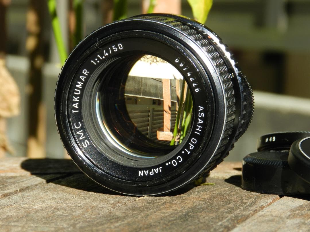 美品 PENTAX SMC TAKUMAR 50mm f/1.4 レンズ