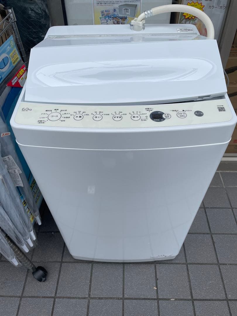中古　2024年製　全自動洗濯機 ホワイト OBBW-60A(W)
