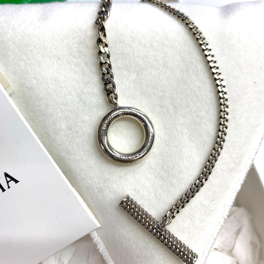 ボッデガヴェネタ　Tバー　ブレス　シルバー　Ag925