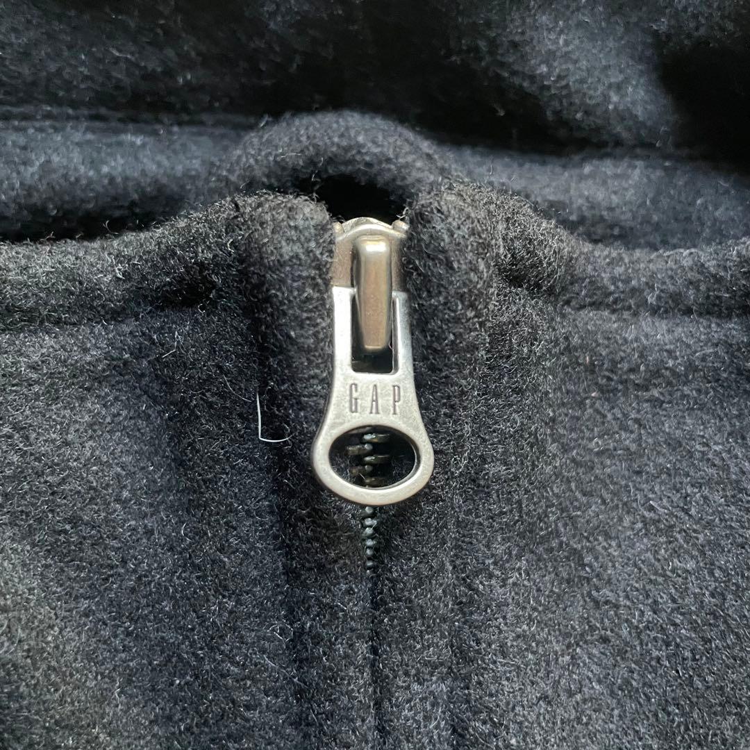 GAP オールドギャップ 中綿キルティング フルジップウールジャケット 短丈