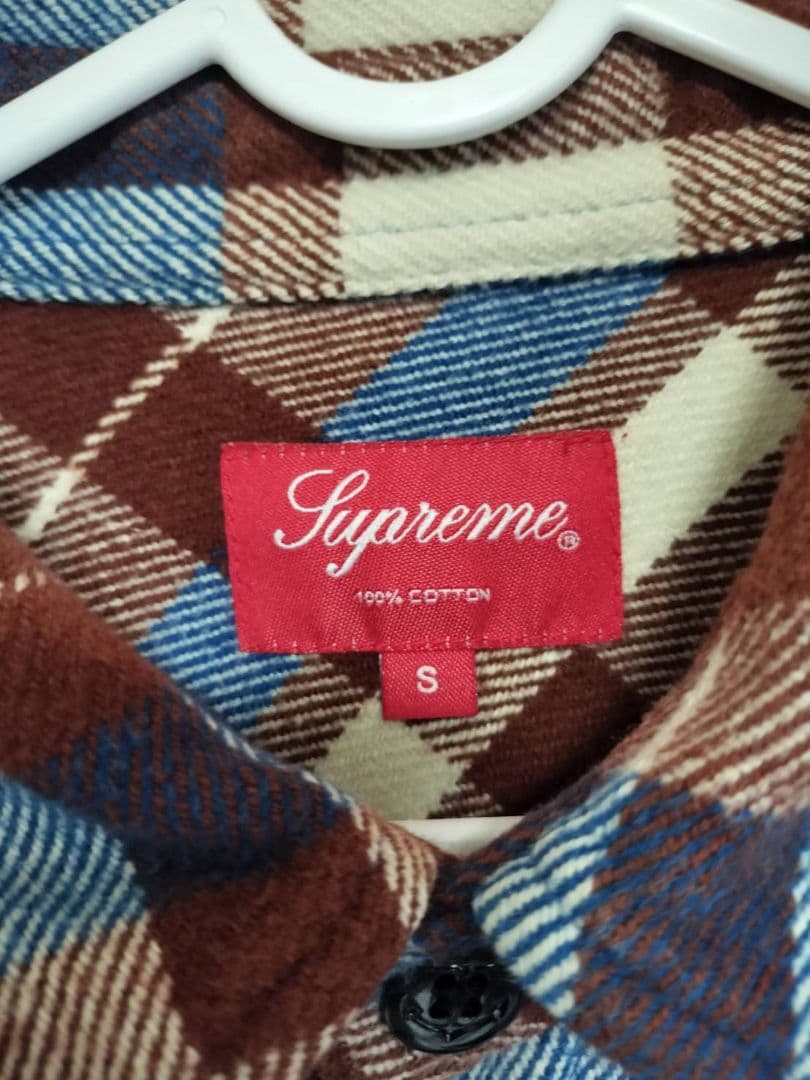 ブラボー　Supreme　 長袖　チェックシャツ 　S