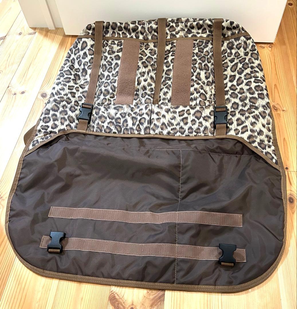 【極美品】ヘッドポーターメッセンジャーバッグ　レオパード柄