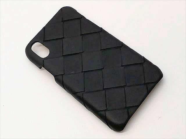 [3]良品　＊ボッテガヴェネタ＊　iPhoneＸ/ＸＳ対応　スマホカバー　レザー