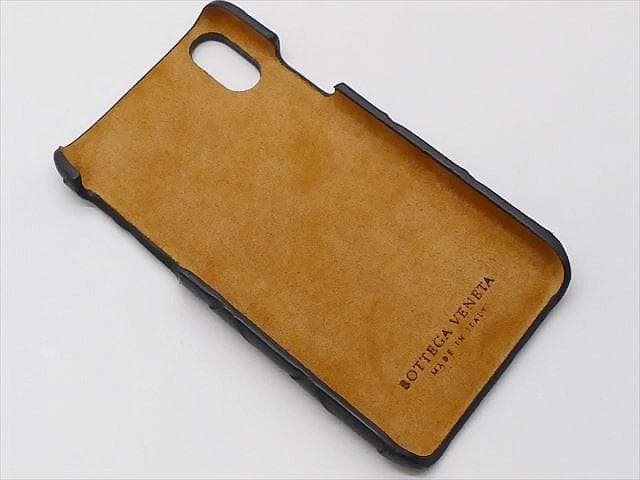 [3]良品　＊ボッテガヴェネタ＊　iPhoneＸ/ＸＳ対応　スマホカバー　レザー