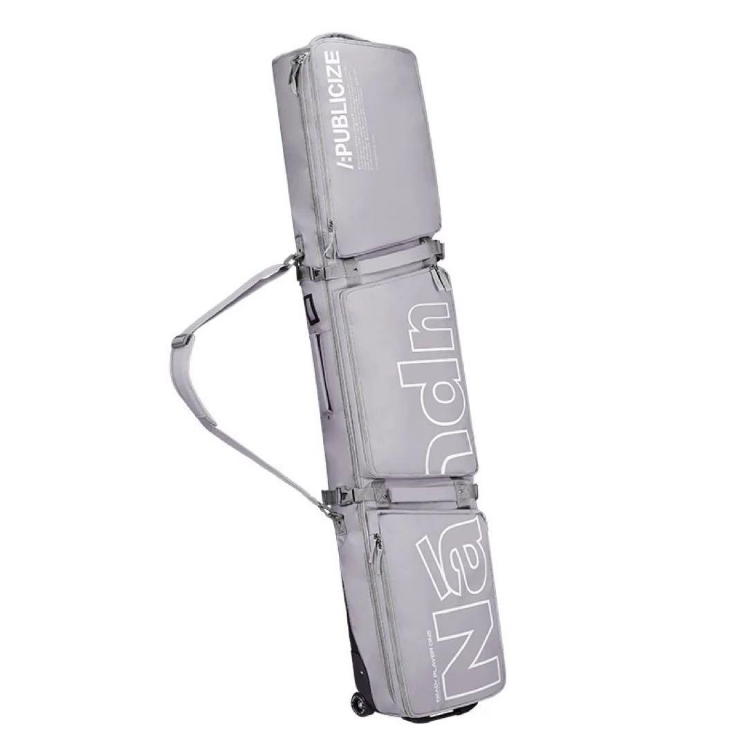 スキー・スノーボードバッグ キャスター付き 伸縮可能 165-177cm 対応