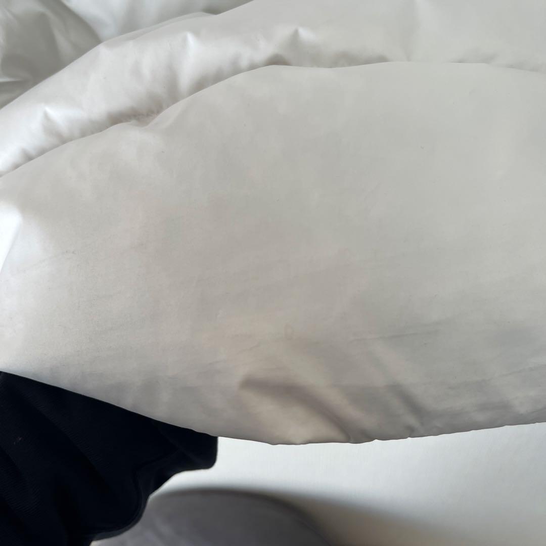 THE NORTH FACE フード付きダウンジャケット ホワイト