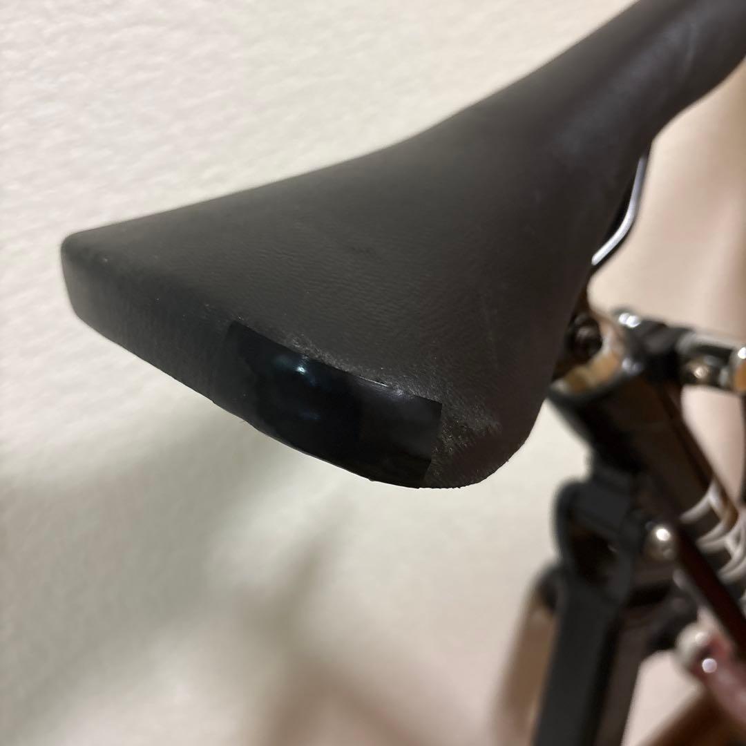 折り畳み自転車 ブリヂストン HANDY BIKE8 レッド/ブラック