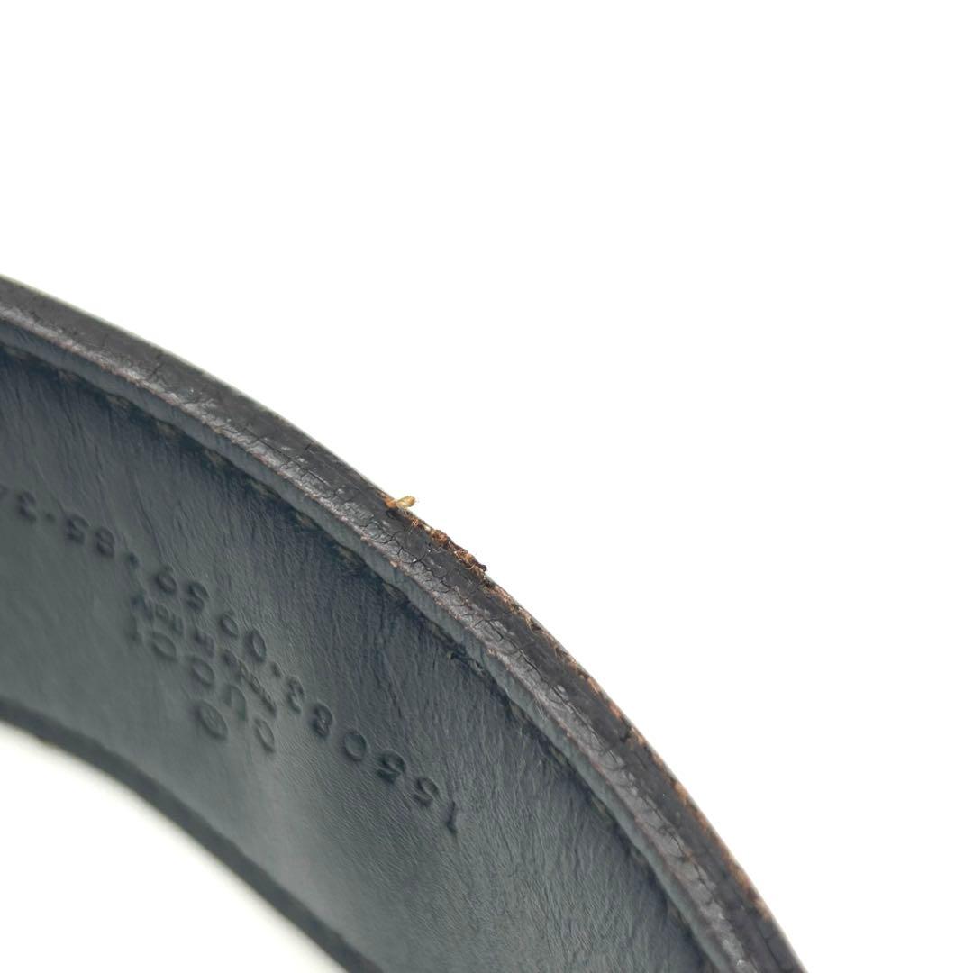 GUCCI グッチ ベルト シェリー GGキャンバス スプリーム レザー